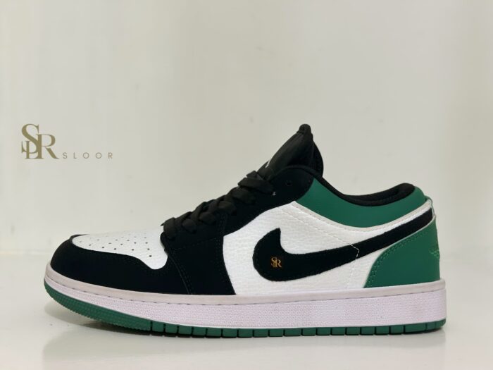 Air Jordan 1 Low Green Black White (1:1 Grade) - Image 2