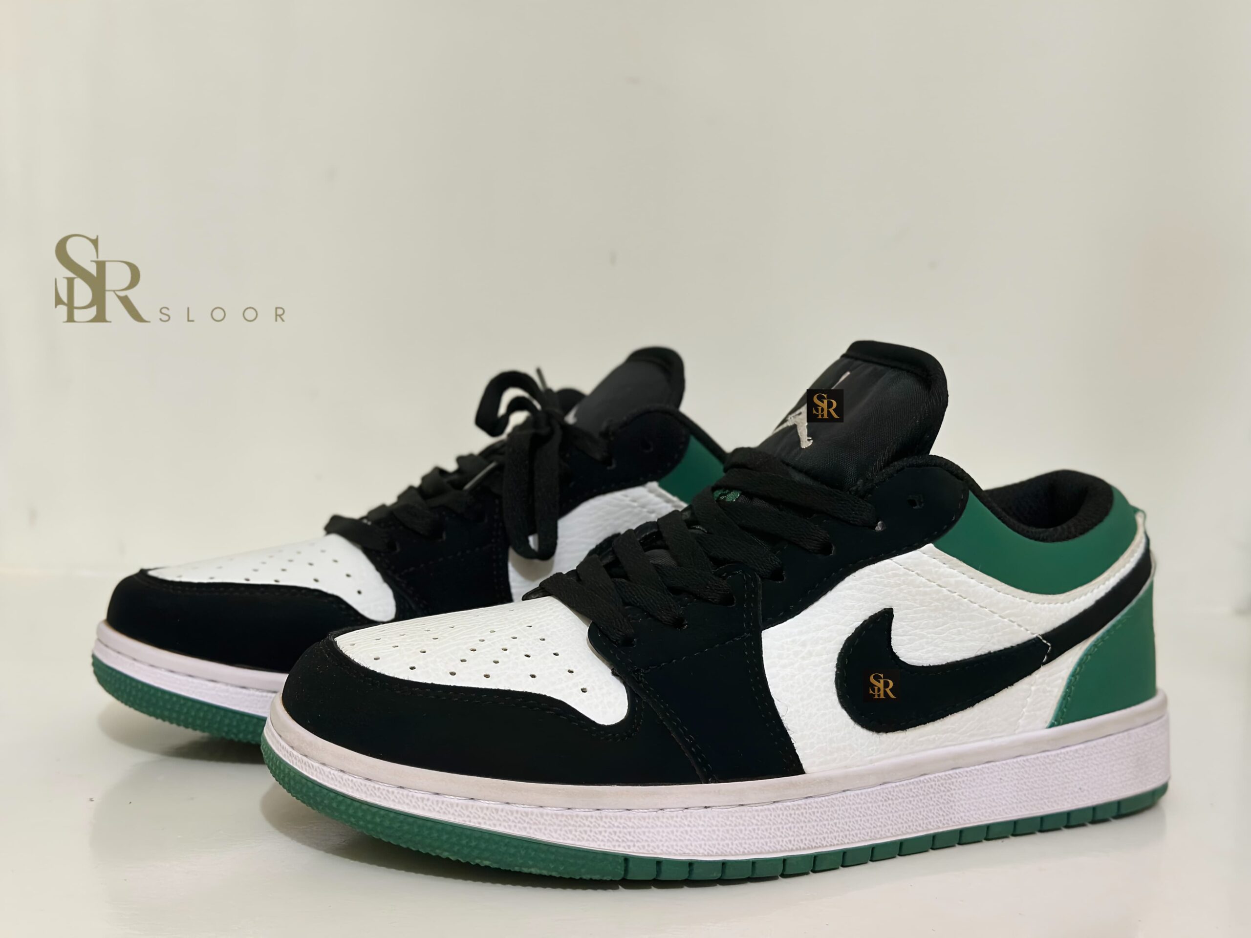 Air Jordan 1 Low Green Black White (1:1 Grade)