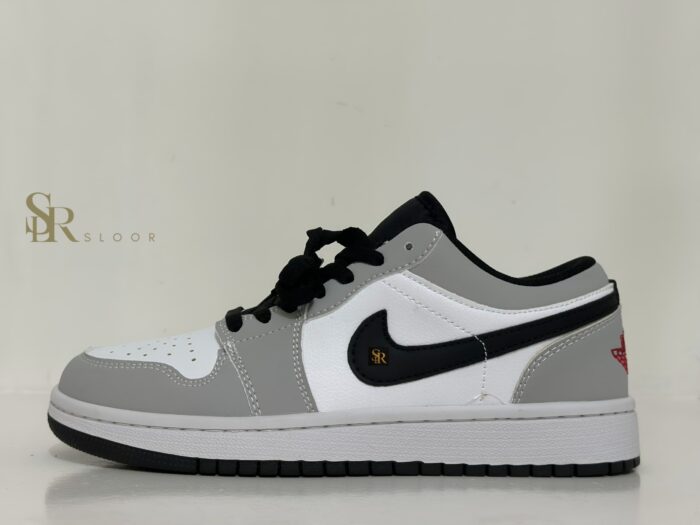 Air Jordan 1 Low Grey White Black (1:1 Grade) - Image 2