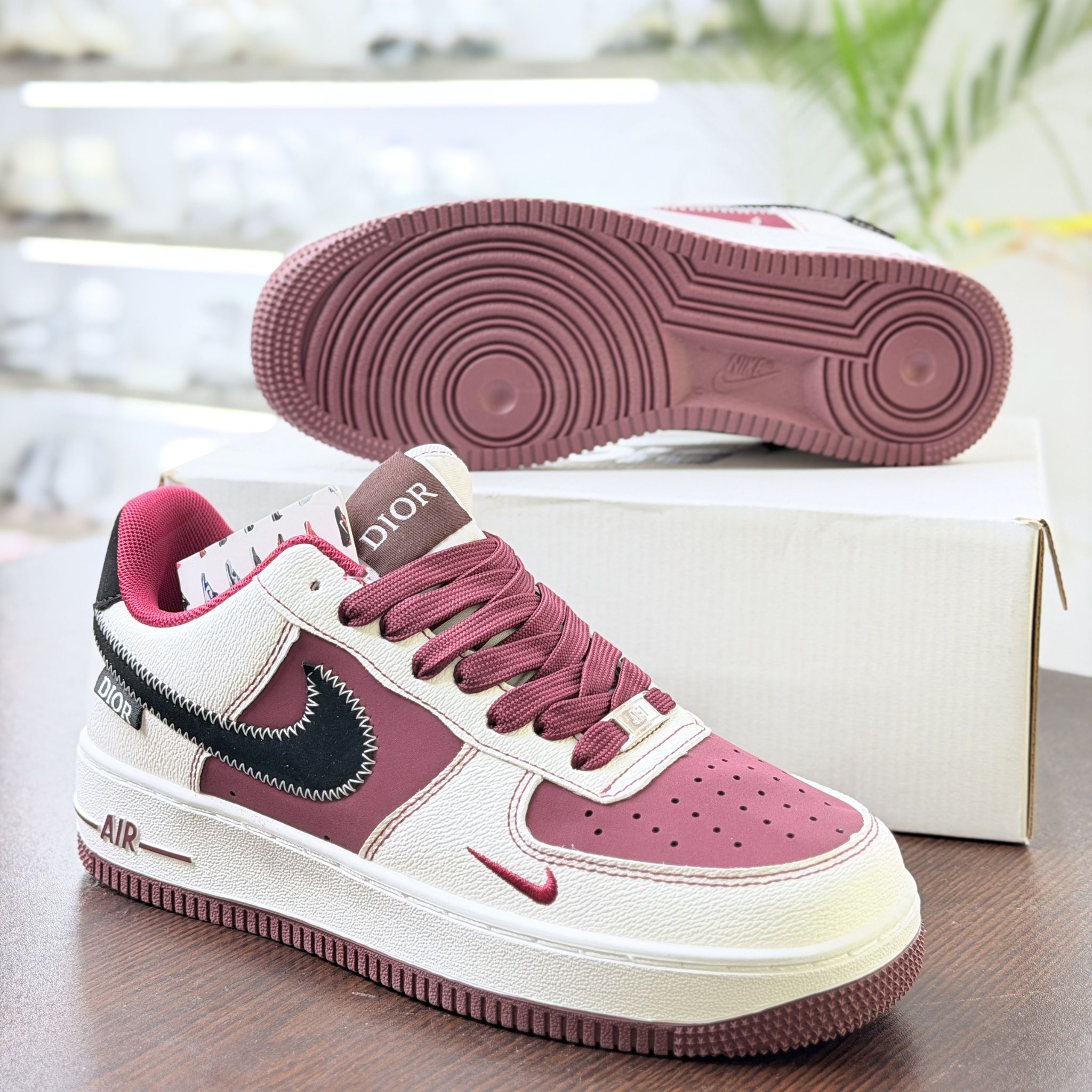 Air Force 1 Dark Red - Image 4