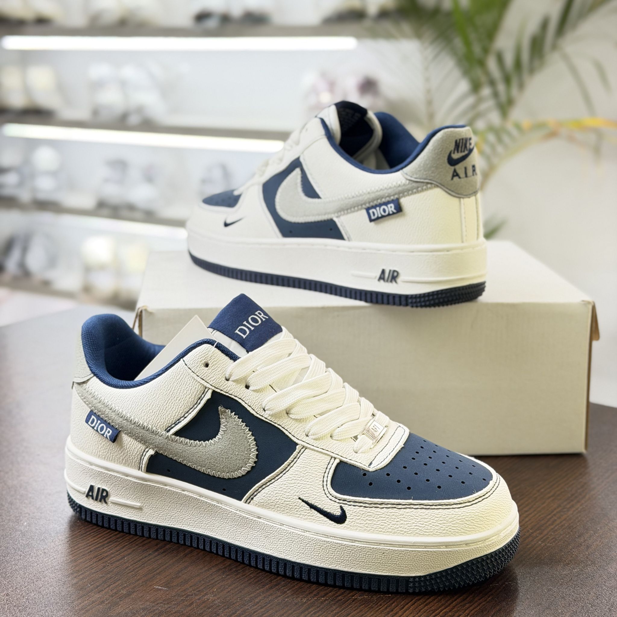Air Force 1 Dior Blue Grey - Image 2