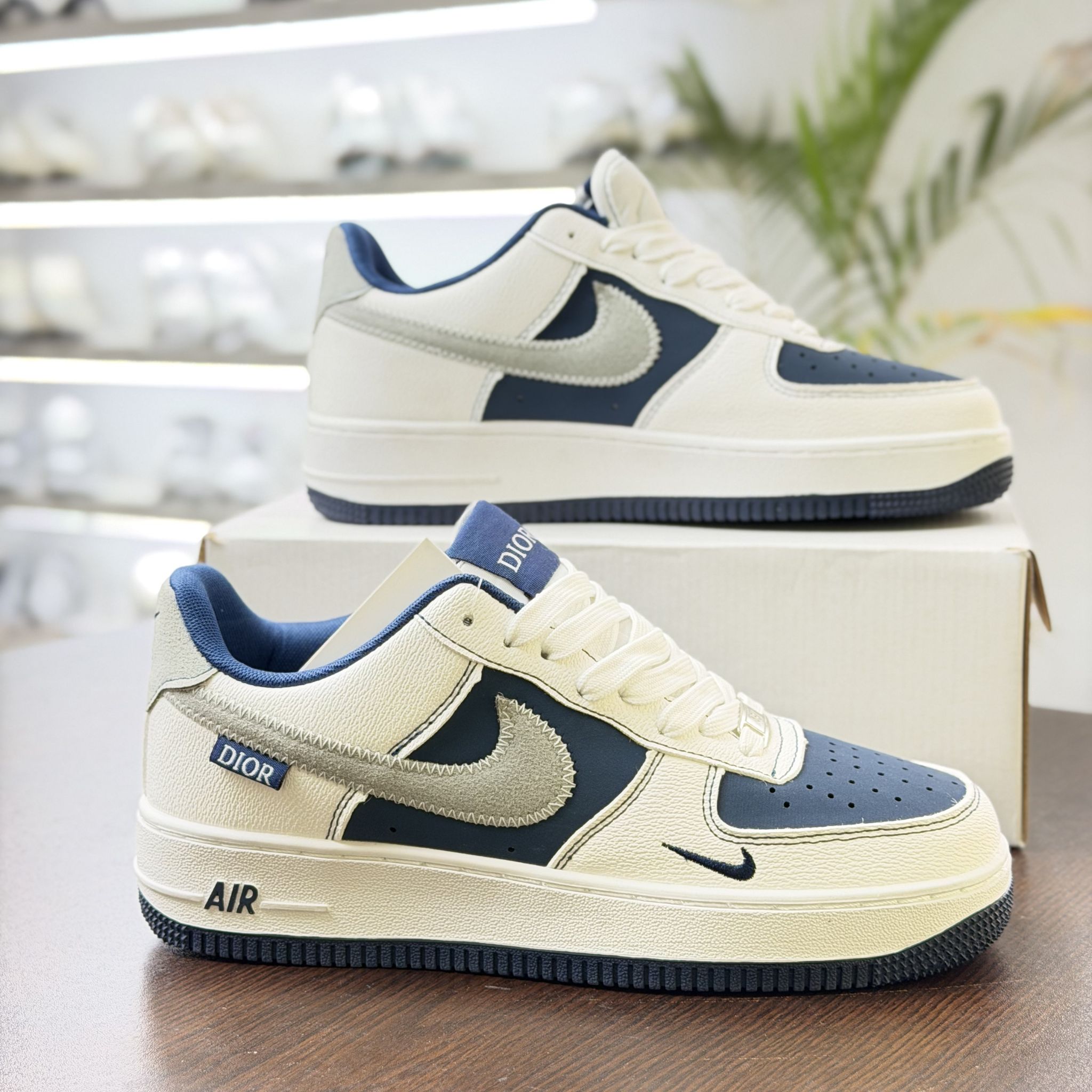 Air Force 1 Dior Blue Grey - Image 3