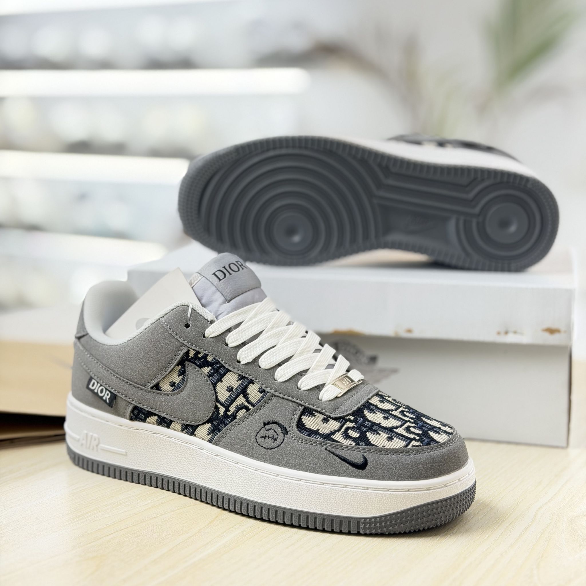 Dior x Air Force 1 Ash - Image 2