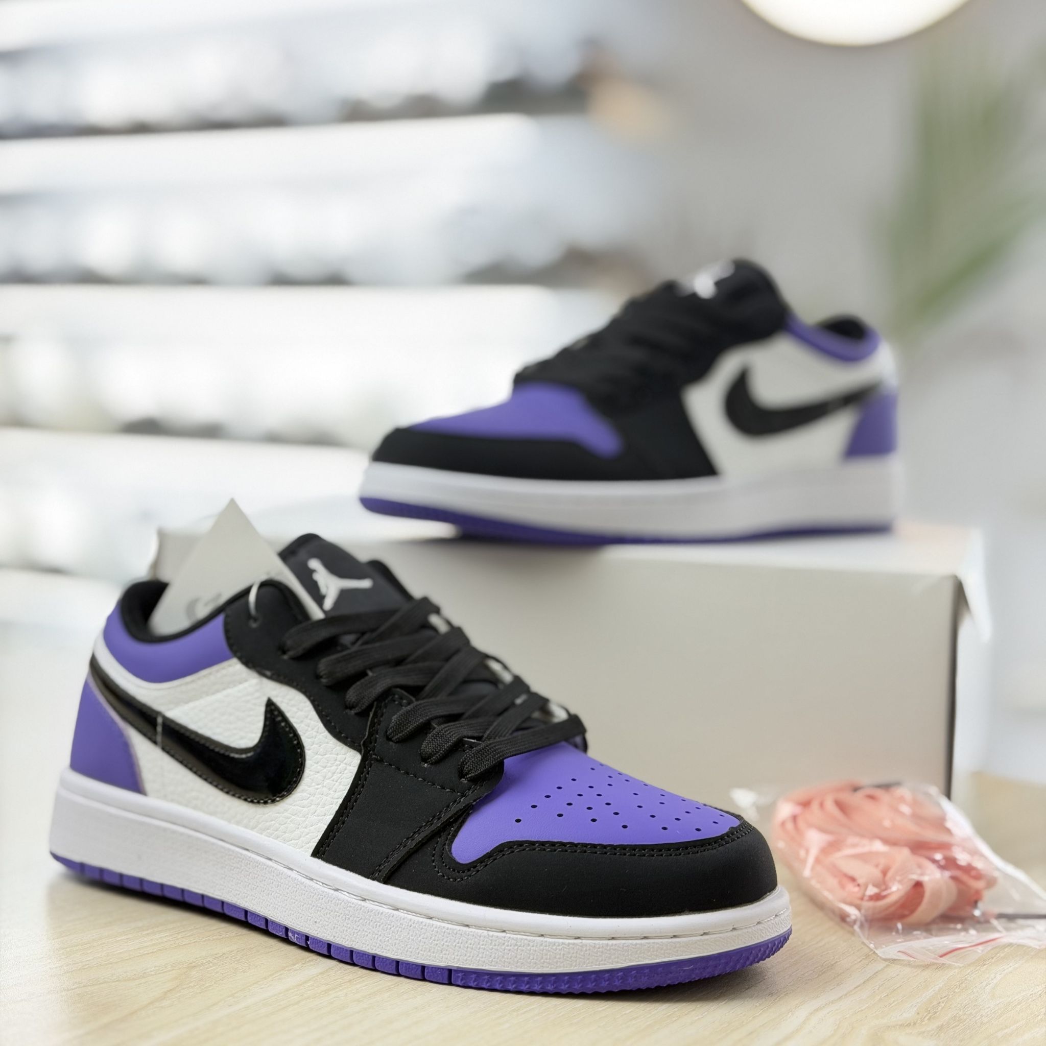 Nike Air jordan 1 Court Purple - Image 4