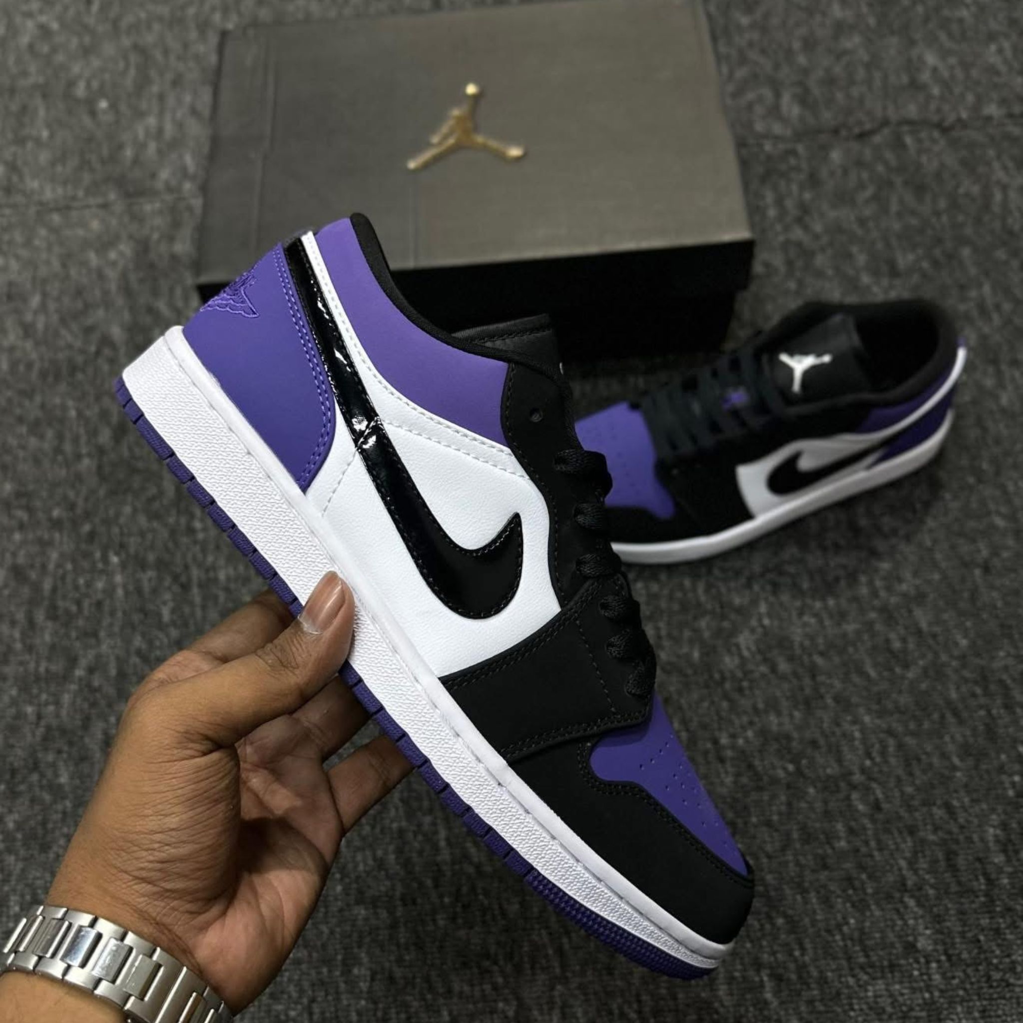 Nike Air jordan 1 Court Purple - Image 5