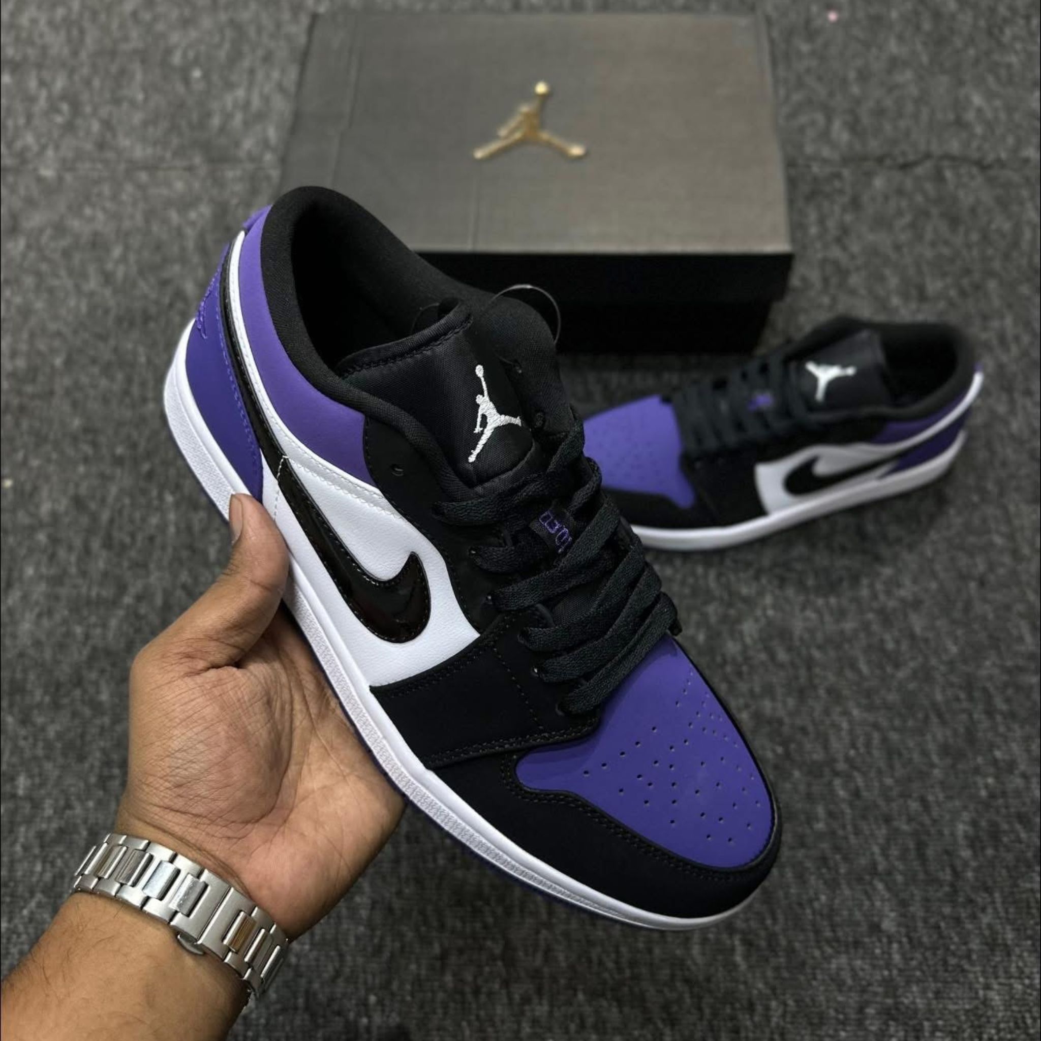 Nike Air jordan 1 Court Purple - Image 2